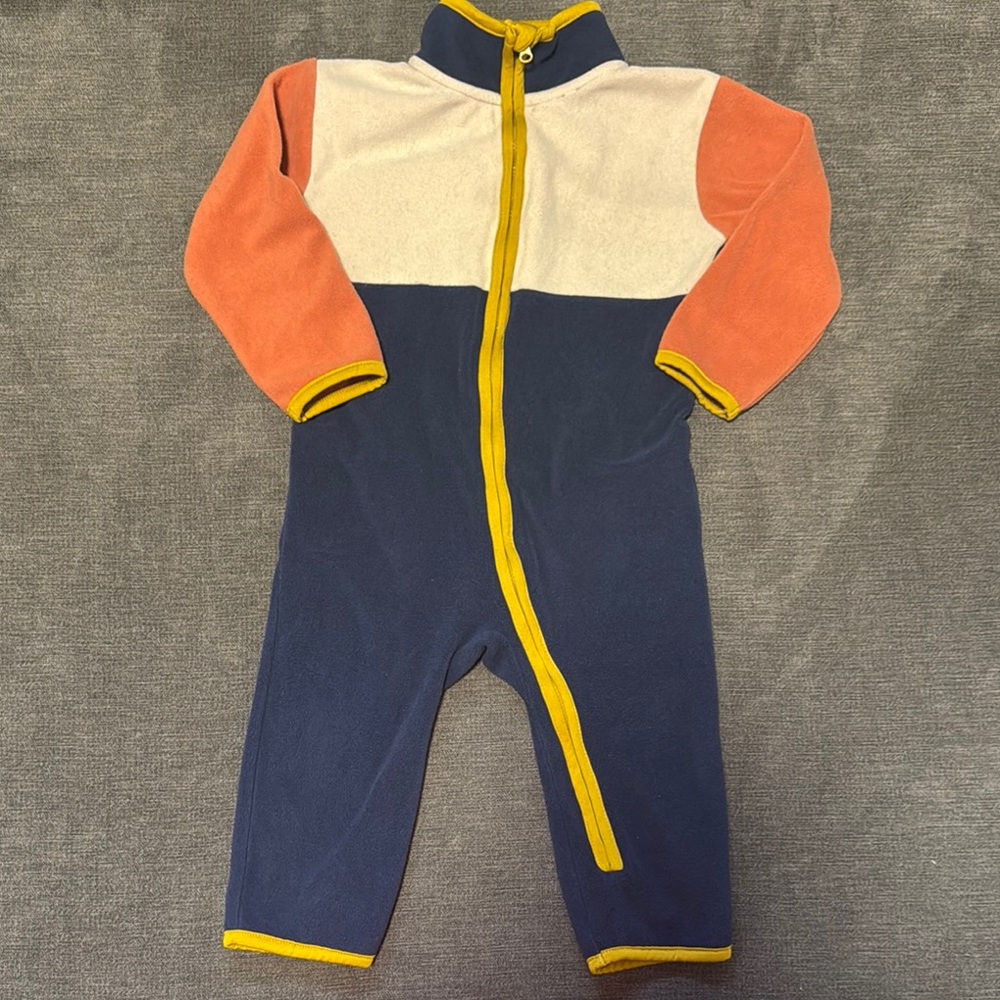 3 for $12-Colour Block Fleece Romper